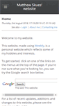 Mobile Screenshot of matthewskues.co.uk